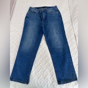 Talbots  straight leg Blue Denim Crop Jeans